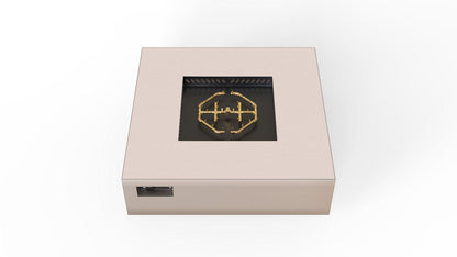 Warming Trends S56-Square 56" x 56" x 18" Sand Pebble Mercury Ignition Liquid Propane Fire Table
