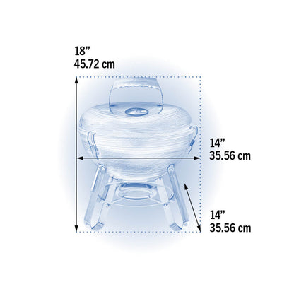 Napoleon Legend 14 Charcoal Portable Kettle Grill