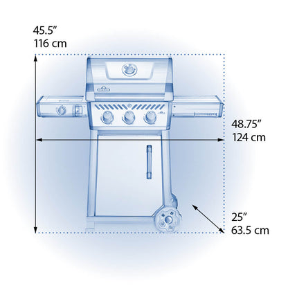 Napoleon Freestyle 365 SB with Range Side Burner