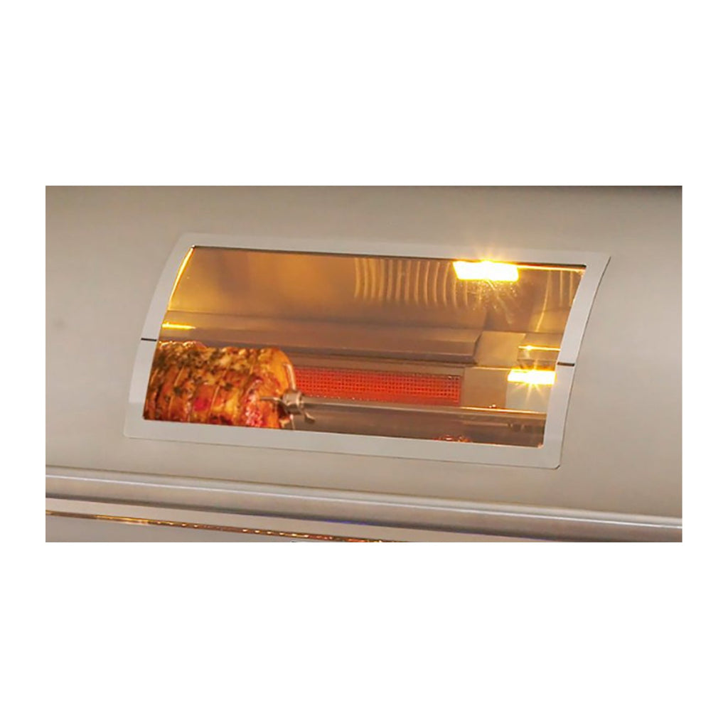 Fire Magic Aurora A660s 30" Natural Gas Freestanding Grill with Backburner, Rotisserie Kit, Magic View Window and Analog Thermometer (A660S-8EAN-61-W)