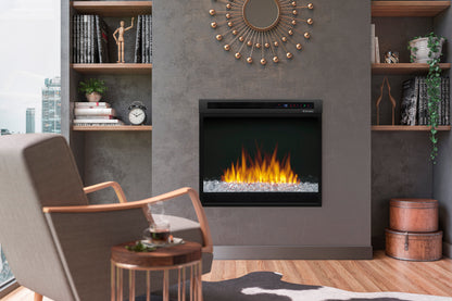 Dimplex Nova 28" Plug-in Electric Firebox With Acrylic Crystals Ember Bed
