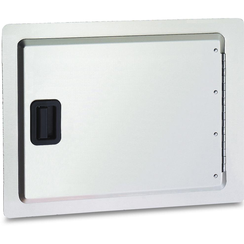 American Outdoor Grill 12-Inch x 18-Inch Single Access Door with Black Slam Latches, Single Wall Constructed and Reversibility (12-18-SD)