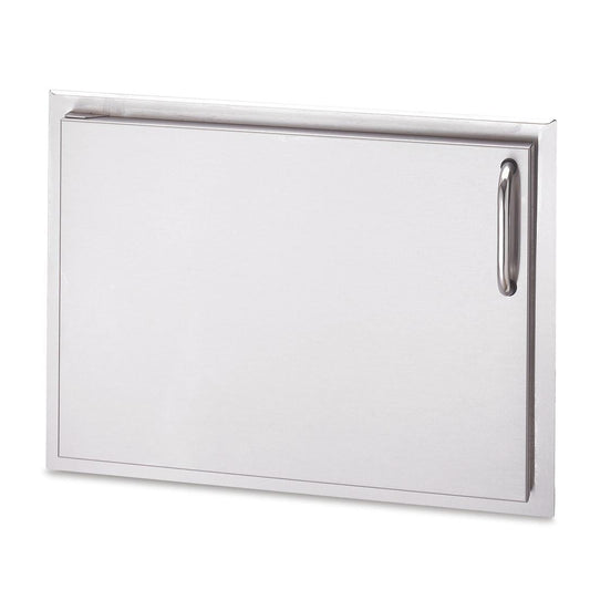 American Outdoor Grill 17-Inch x 24-Inch Left Door Hinge Single Access Door with Tubular Stainless Steel Handles (17-24-SS DL)