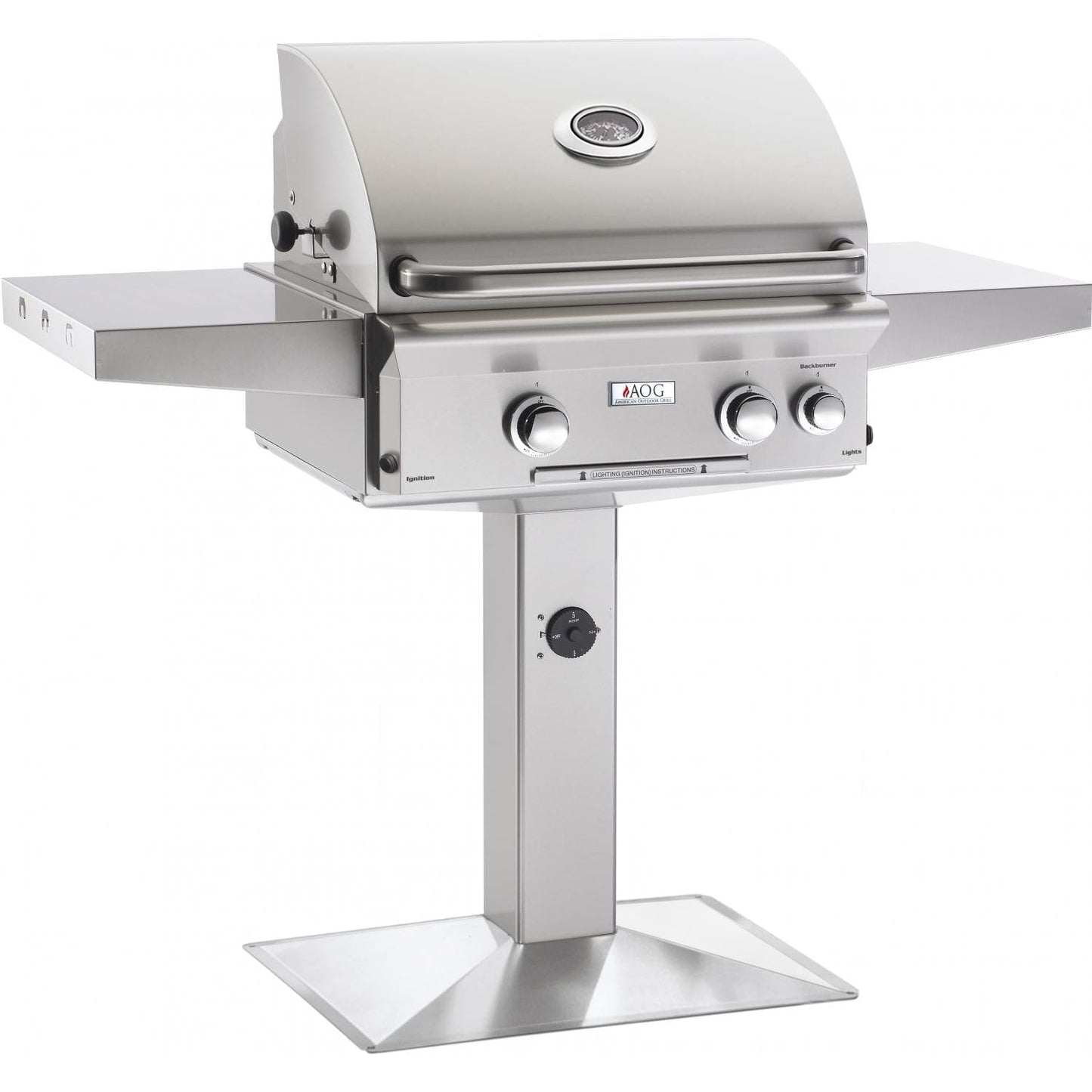 American Outdoor Grill 24" L-Series 2-Burner Propane Gas Grill with Rotisserie & Back Burner (24PPL)