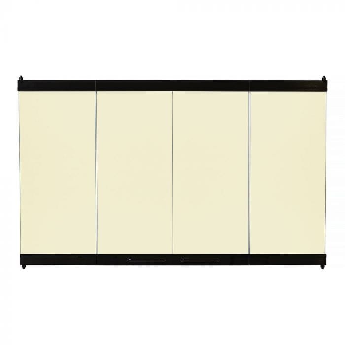 Astria 36-inch Black on Bronze Tinted Glass Enclosure Panel GEP-36BL