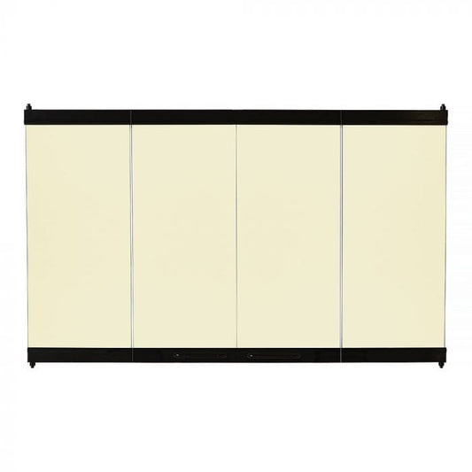 Astria 36-inch Black on Bronze Tinted Glass Enclosure Panel GEP-36BL
