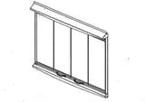 Astria 36-inch Outdoor Bi-Fold Door With Frame and Hood 36LBFOD-BS