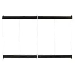 Astria 42-inch Black Standard Bi-Fold Glass Door BD42