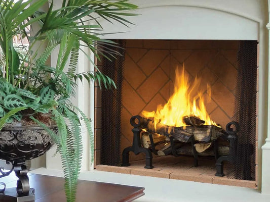 Astria 50 inch Georgian Open-Hearth Wood-Burning Fireplace Georgian50