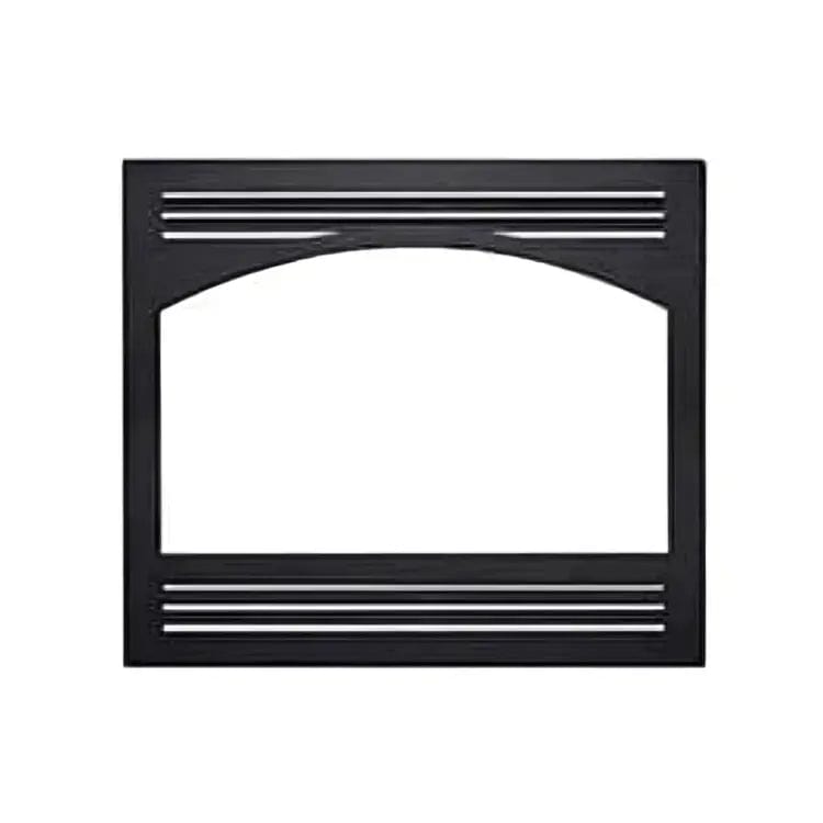 Astria Black Louvered Facade With Arched Opening FLVAOBLK