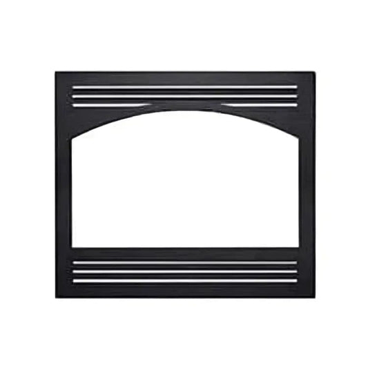 Astria Black Louvered Facade With Arched Opening FLVAOBLK