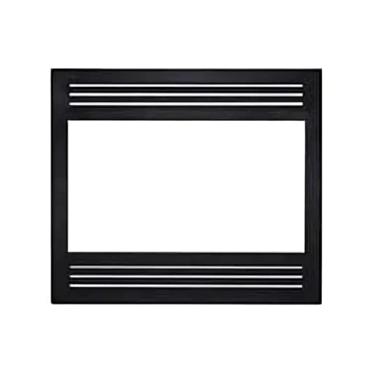 Astria Black Louvered Facade With Square Opening FLVSOBLK