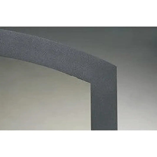 Astria Black Smooth Steel Arched Door BTCECBK