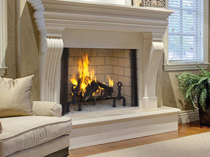 Astria 36 inch Georgian Open-Hearth Wood-Burning Fireplace Georgian36