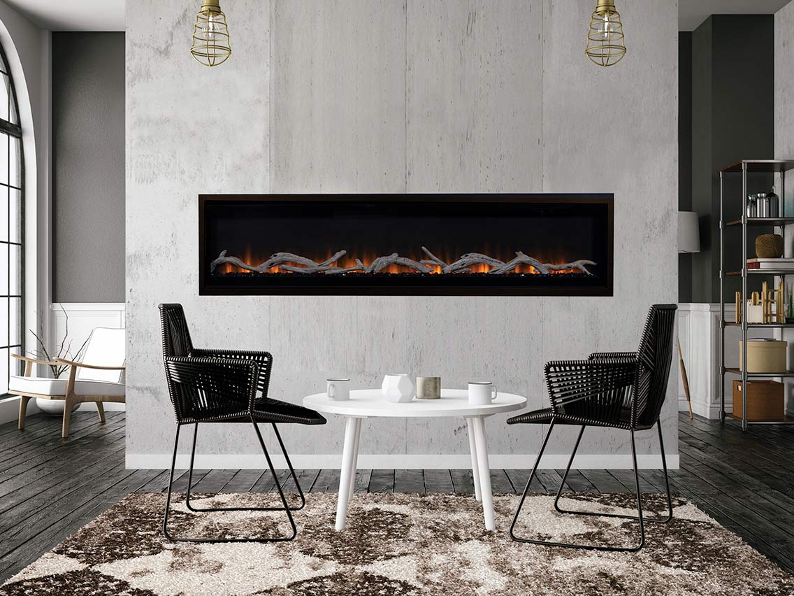 Astria 60 inch Plexus Series Contemporary Electric Fireplace MPE-60D
