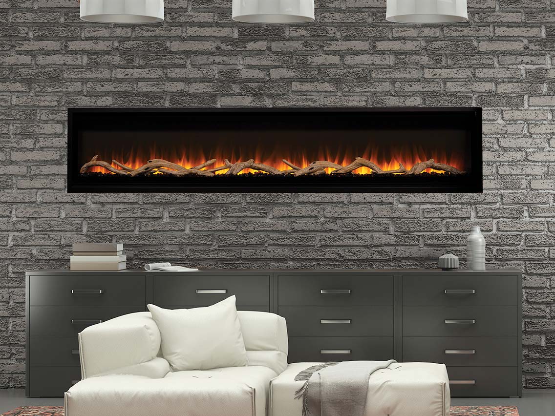 Astria 60 inch Plexus Series Contemporary Electric Fireplace MPE-60D