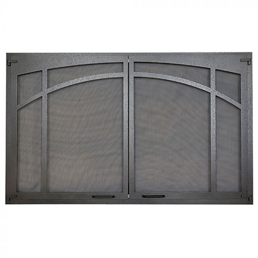 Astria Textured Iron Arched Screen Door ASD3224-TI