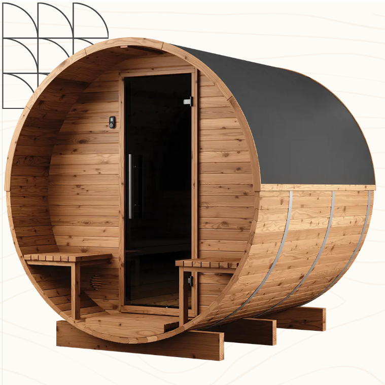 Thermory Natural Barrel Sauna