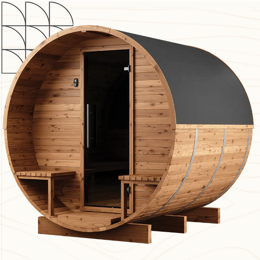 Thermory Natural Barrel Sauna