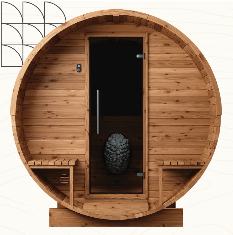 Thermory Natural Barrel Sauna