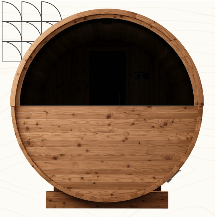 Thermory Natural Barrel Sauna