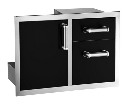 Fire Magic Echelon Black Door/Drawer Combo