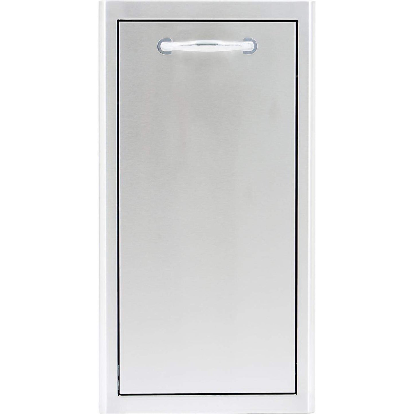 Blaze 13-Inch Narrow Roll-Out Stainless Steel Trash Bin (BLZ-TRNW-DRW)