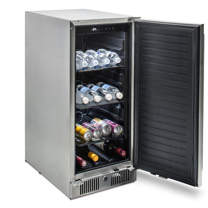 Blaze 15-Inch 3.2 Cu. Ft. Outdoor Rated Compact Refrigerator (BLZ-SSRF-15)