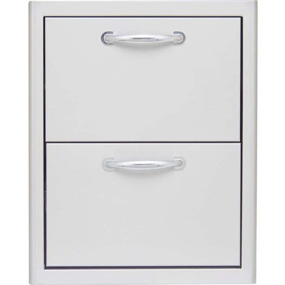 Blaze 16-Inch Stainless Steel Double Access Drawer (BLZ-DRW2-R)