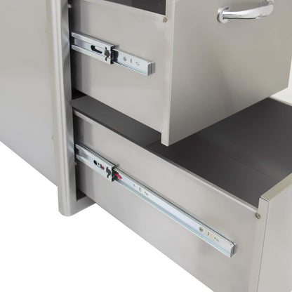 Blaze 16-Inch Stainless Steel Double Access Drawer (BLZ-DRW2-R)
