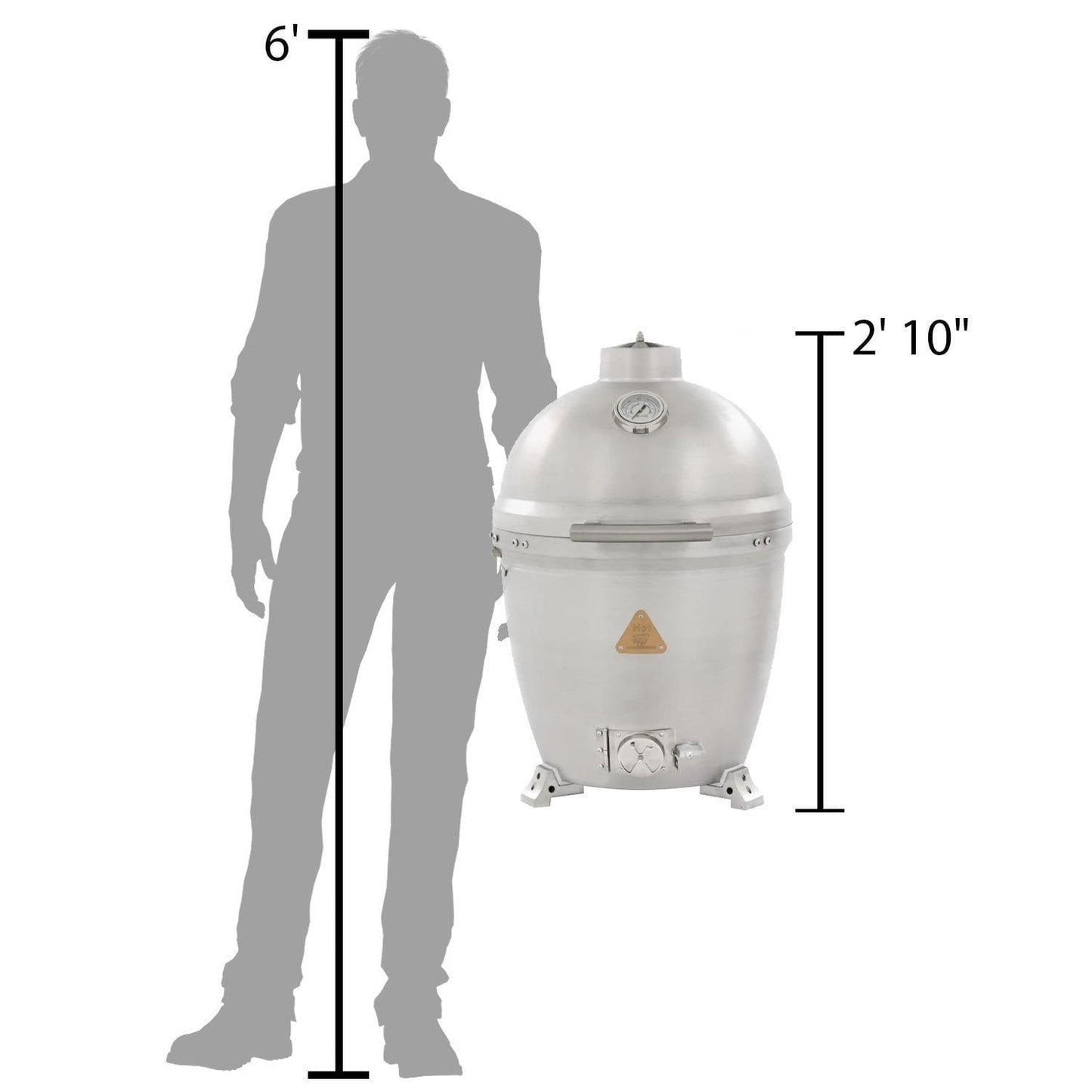 Blaze 20" Cast Aluminum Kamado Grill (BLZ-20-KAMADO)