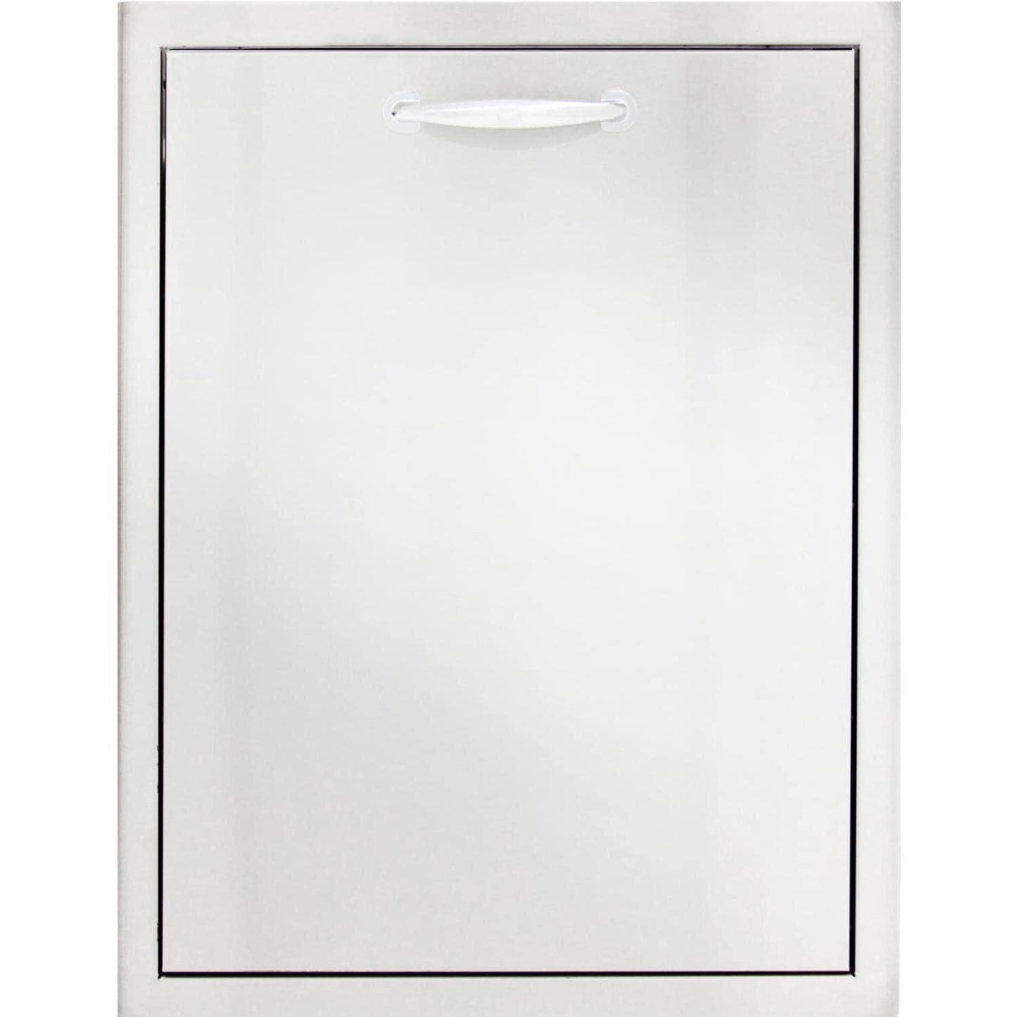 Blaze 20-Inch Roll-Out Stainless Steel Double Trash / Recycling Bin (BLZ-TREC-DRW)