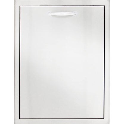 Blaze 20-Inch Roll-Out Stainless Steel Double Trash / Recycling Bin (BLZ-TREC-DRW)