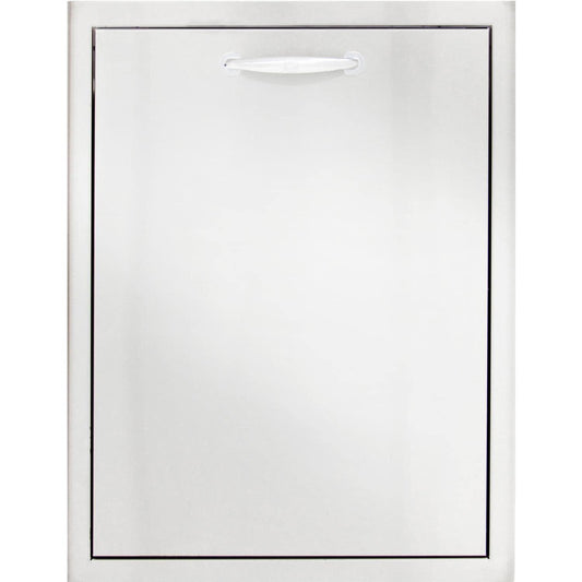Blaze 20-Inch Roll-Out Stainless Steel Double Trash / Recycling Bin (BLZ-TREC-DRW)