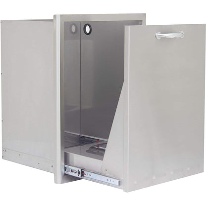 Blaze 20-Inch Stainless Steel Roll-Out Trash / Propane Tank Drawer (BLZ-TRLP-DRW)