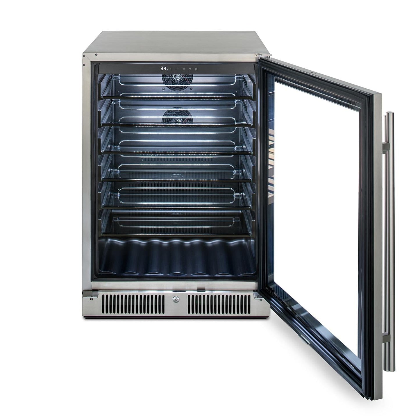 Blaze Grill Package - Premium LTE Marine Grade 32" 4-Burner Built-In Liquid Propane Grill, Side Burner and Beverage Center