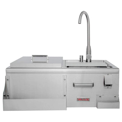 Blaze 30-Inch Beverage Center With Sink & Ice Bin Cooler (BLZ-30CKT-SNK)