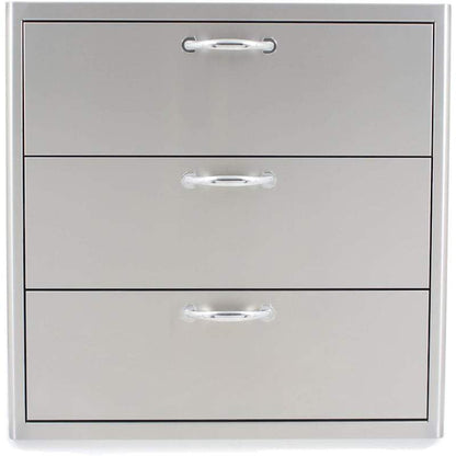 Blaze 30-Inch Stainless Steel Triple Access Drawer (BLZ-30W-3DRW)