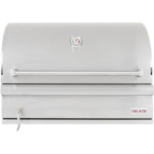 Blaze 32" Built-In Stainless Steel Charcoal Grill With Adjustable Charcoal Tray (BLZ-4-CHAR)