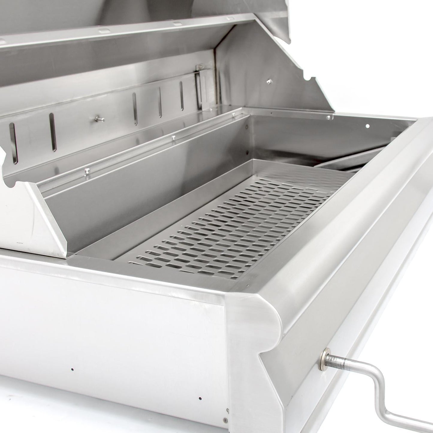 Blaze 32" Built-In Stainless Steel Charcoal Grill With Adjustable Charcoal Tray