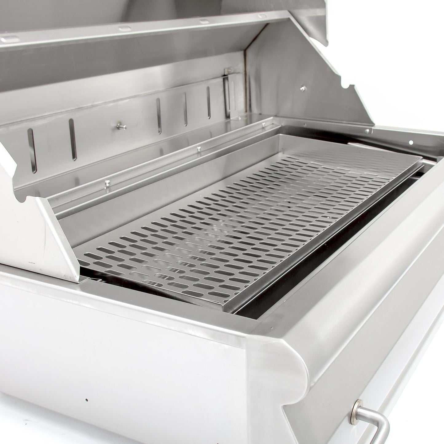 Blaze 32" Built-In Stainless Steel Charcoal Grill With Adjustable Charcoal Tray