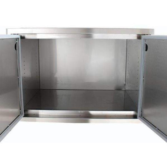 Blaze 32-Inch Sealed Stainless Steel Dry Storage Pantry With Shelf (BLZ-DRY-STG)