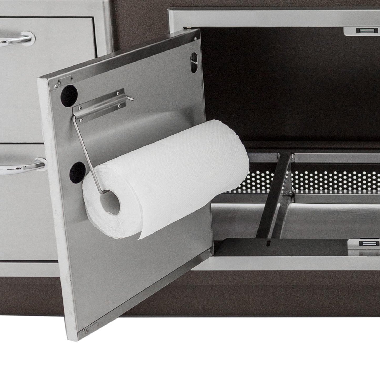 Blaze 32-Inch Stainless Steel Double Access Door With Paper Towel Holder (BLZ-AD32-R)
