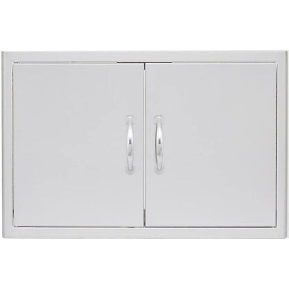 Blaze 32-Inch Stainless Steel Double Access Door With Paper Towel Holder (BLZ-AD32-R)