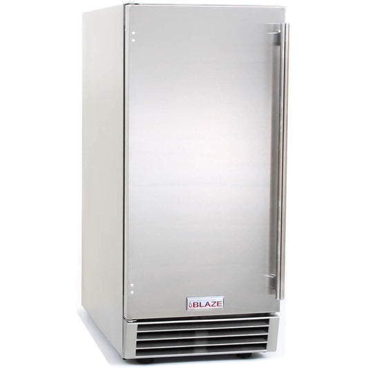 Blaze 50 Lb. 15-Inch Outdoor Rated Ice Maker With Gravity Drain (BLZ-ICEMKR-50GR)