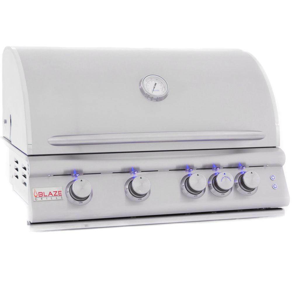 Blaze Blue LED 3 Piece Set for Power Burner, Griddle, Double Side Burner (BLZ-2LED-BLUE)