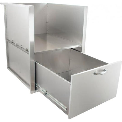Blaze Built-In 34-Inch Kamado Sleeve With Drawer (BLZ-KMDO-SLV)