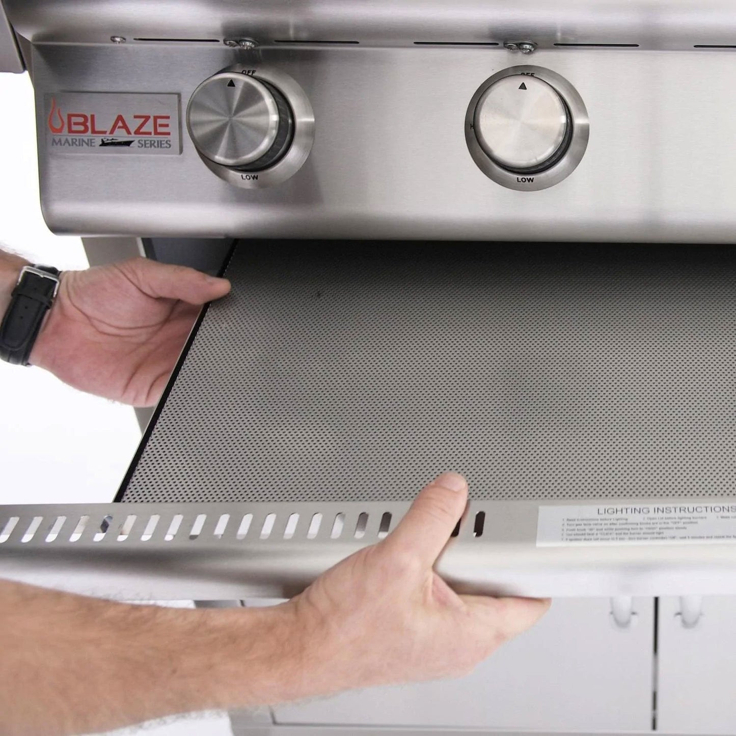 Blaze Drip Tray Flame Guard For Blaze 4-Burner Gas Grills (BLZ-4-DPFG)