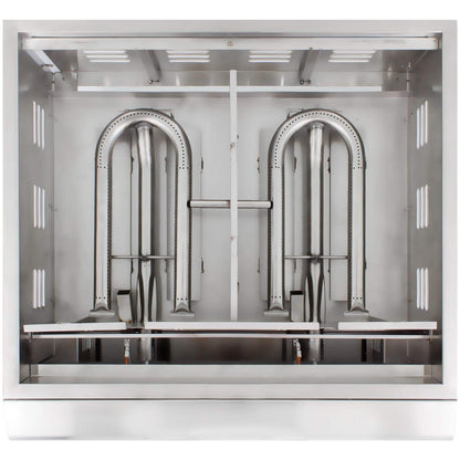 Blaze Grill Package - Premium LTE 40" 5-Burner Built-In Natural Gas Grill, Double Side Burner and Griddle in Stainless Steel