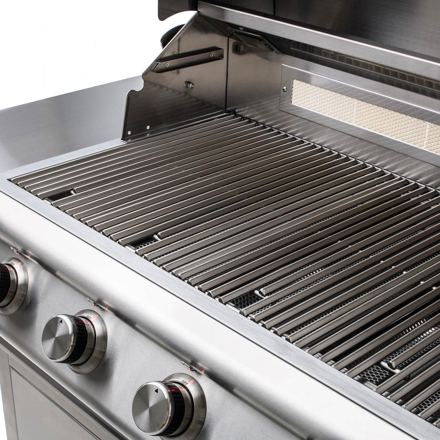 Blaze Premium LTE 32" 4-Burner Freestanding Liquid Propane Gas Grill With Rear Infrared Burner & Grill Lights